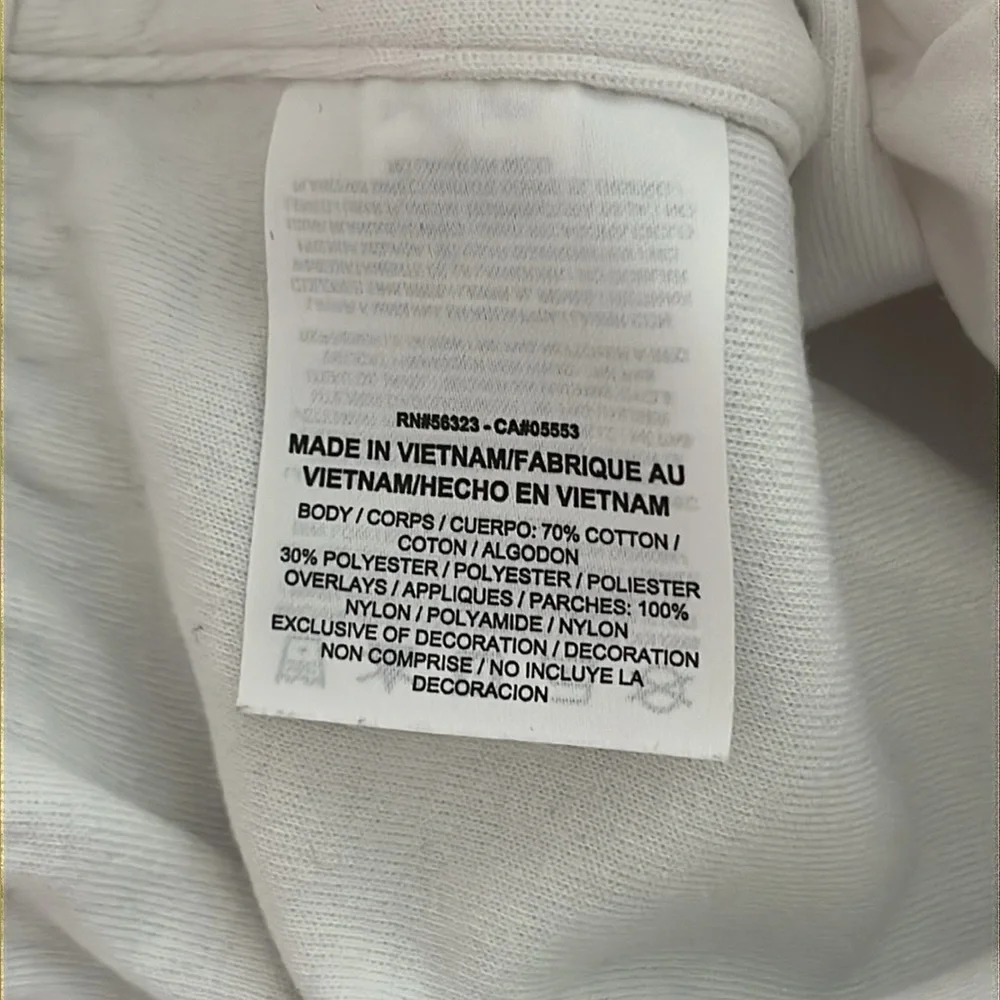 Womens Nike White Tech Fleece Splatter Sweatpants Medium Active Athleisure
